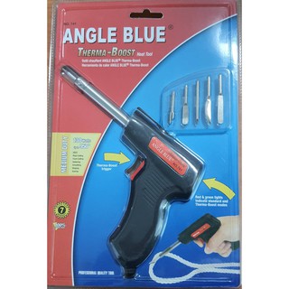 หัวแร้งปืน No741 เปลี่ยนปลายได้ 6 แบบ  130 w ANGLE BLUE