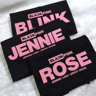 #JANNIE #LISA #JISOO #ROSE #BLINK  เสื้อยืดสกรีนตัวอักษร เนื้อ cotton