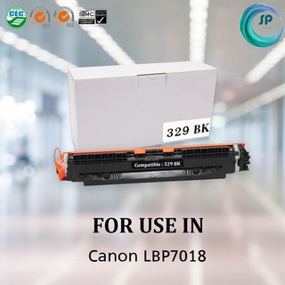 ตลับหมึกเลเซอร์เทียบเท่า CANON Cartridge 329 BK สำหรับเครื่องพิมพ์ Canon LBP7018