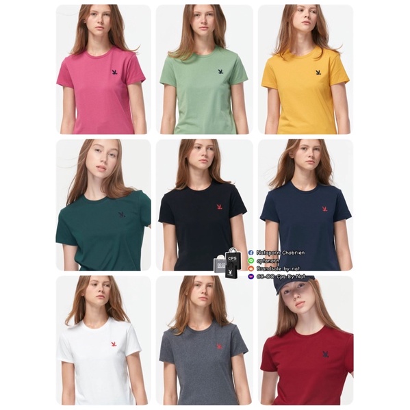 CC DOUBLE O (CCW01) เบสิคหญิงแขนสั้นแท้💯