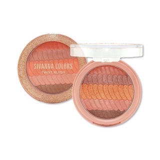 Sivanna Twist Blush #HF3016 : ซิวานน่า บลัชออน ทวิสท์ x 1 ชิ้น svl