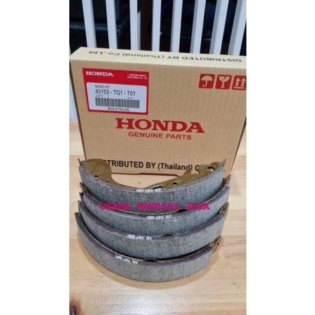 ผ้าเบรกหลัง - รองเท้าเบรกหลัง HONDA BRIO 43153-TG1-T01