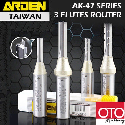 ARDEN AK-47 3 FLUTES STRAIGHT ROUTER BIT AK47 STRAIGHT BIT
