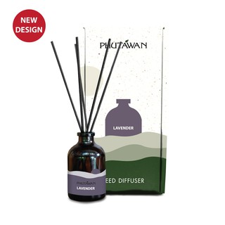 ก้านไม้หอมปรับอากาศ 100 ml. (Reed Diffuser) ภูตะวัน