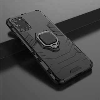 เคส Samsung Galaxy S20 Plus S20 Ultra ฮาร์ดเคสกันกระแทกเคสโทรศัพท์ Hybrid Armor Shockproof Ring Case Samsung S20 Cover