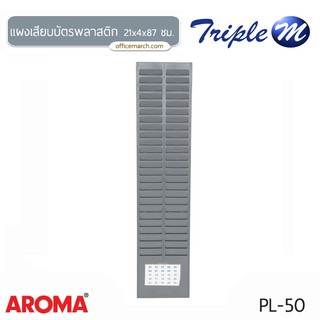 แผงเสียบบัตรพลาสติก 21x4x87 ซม. อโรม่า PL-50