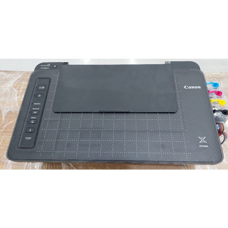 canon  Ts 307   มือ2 สเปคปริ้น A4ไวฟาย  พร้อมติดแท้ง ประกันตัวเครื่อง 3เดือนไม่รวมตลับหมึกเพราะเป็นอ