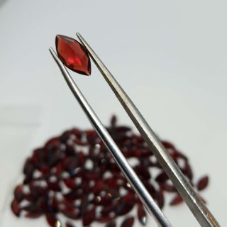 Garnet Geniune Gemstone (Marquise Shape)