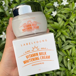 ครีมหน้าสด LABELYOUNG Vitamin Milk Whitening Cream (55 g.)