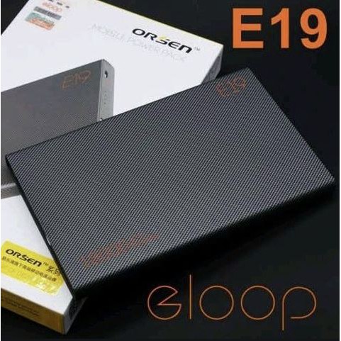EIoop. E19  Power  Bank แบตสํารอง  18000mAh   แท้100%  แถมชองผ้า