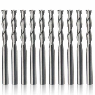 end mills อุปกรณ์เสริมโลหะสําหรับเครื่องแกะสลัก cnc router bits 2 flute