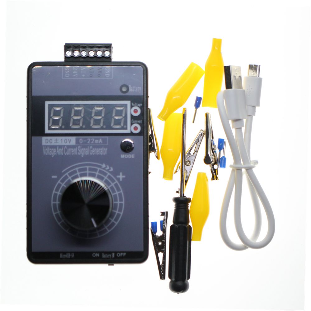 แบบพกพาความแม่นยําสูง 0-5 V 0-10 V 4-20mA เครื่องกําเนิดสัญญาณกระเป๋าปรับแรงดันไฟฟ้าได้ LB02G 0-22mA