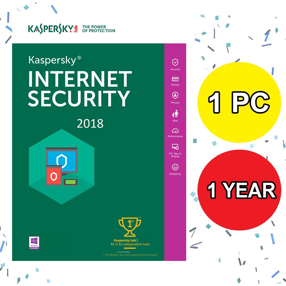 Kaspersky Total Security 2018 (1PC/1Y) แบบกล่อง ของแท้ #1
