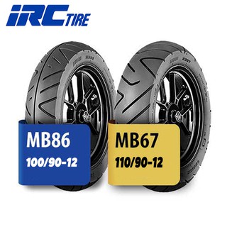 IRC MB86-67 ยางนอกมอเตอร์ไซค์ขอบ12 100/90-12, 110/90-12 (ZOOMER-X,Scoopy I S12,Moove,KSR)