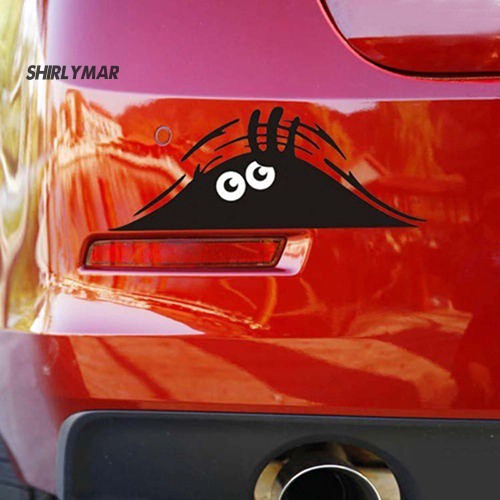 ஐSr Funny Peeking Monster Auto Car Walls Windows Sticker Graphic Vinyl Car Decal