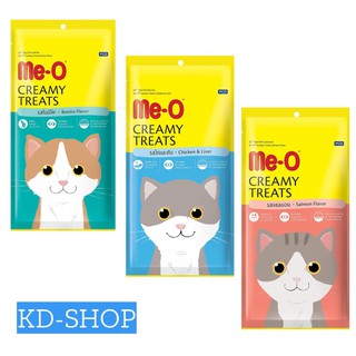 มีโอ Me-O ขนมแมว ครีมมี่ทรีต 3 รสชาติ ขนาด 15 กรัม X 4 ซอง สินค้าใหม่ สุดคุ้ม พร้อมส่ง