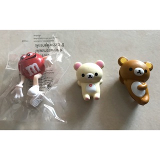 ตุ้กตาเกาะแก้ว rilakkuma และ m&amp;m