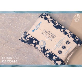 Karisma Cotton Pads 50g แคริสม่า สำลีแผ่น ทำความสะอาดผิวหน้า สำหรับผิวแพ้ง่าย