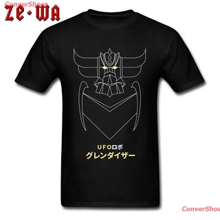 เสื้อยืดแขนสั้น Ufo Robot Grendizer T Shirt Mazinger Z Cool Tshirts Print Game Comic New T-Shirts For Men Black MotherS