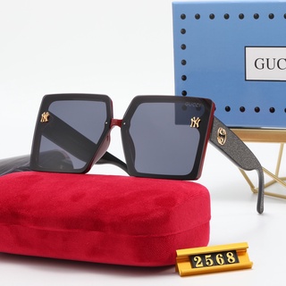 GUCCI ใหม่ แว่นตากันแดด ป้องกันรังสียูวี หรูหรา แฟชั่น เรโทร สําหรับทุกเพศ UV400 2022