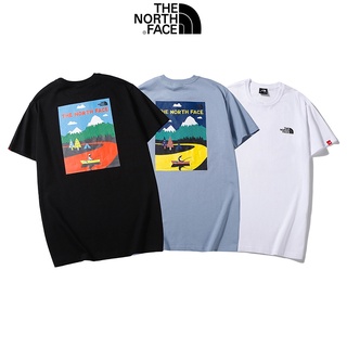 แนวโน้ม The NORTH FACE เสื้อยืดลําลอง แขนสั้น แฟชั่นฤดูร้อน สําหรับผู้ชาย และผู้หญิง