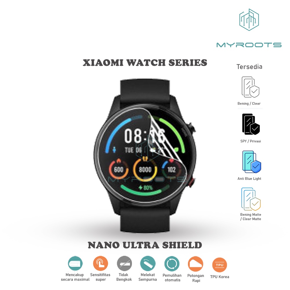 Myroots Anti-scratch Nano Ultra Shield Xiaomi Smartwatch Mi Smart S4 - Band 10 8 7 6 5 - 2 Pro - Mi 