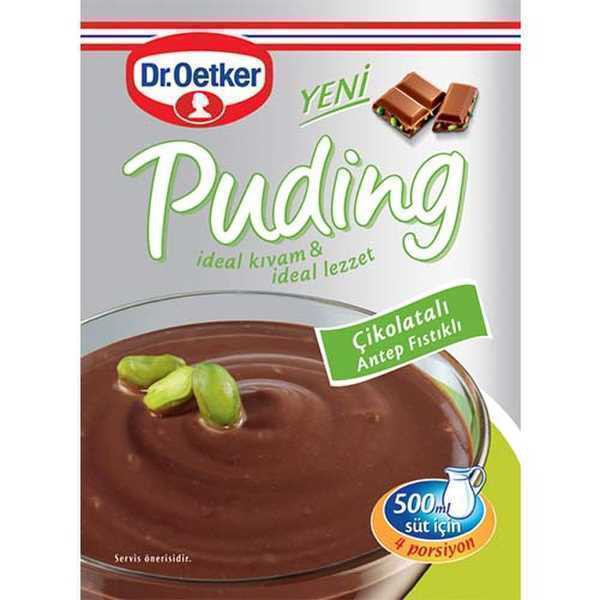 พุดดิ้ง ผงพุดดิ้ง pudding powder ช็อคโกแลต พิสตาชิโอ (Chocolate Pistacio Pudding) ขนาด 104 กรัม (พร้