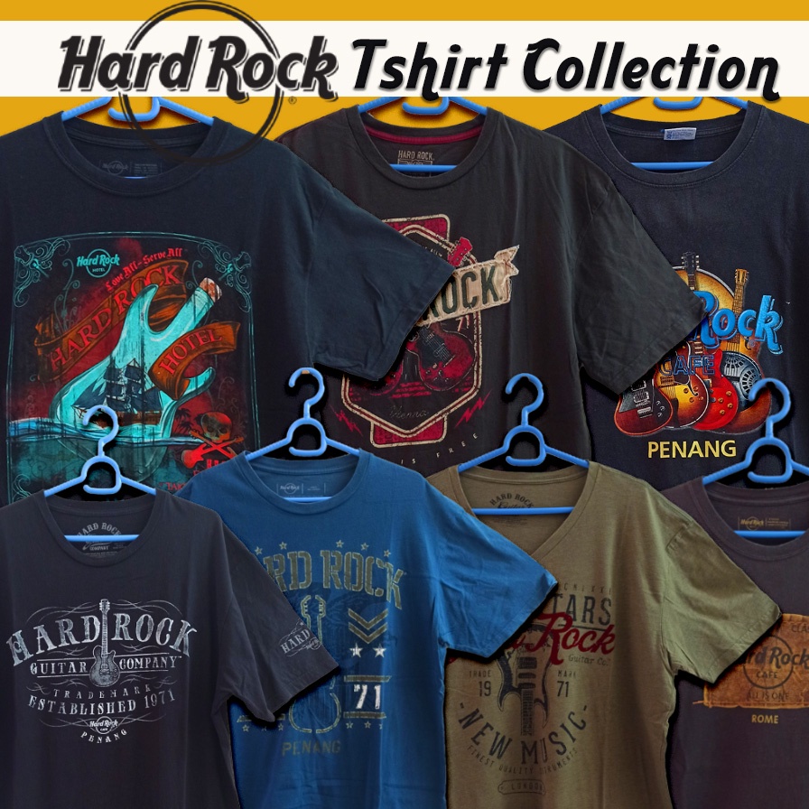 Hard Rock Tshirt (preloved) เสื้อยืด Hard Rock Cafe ( preloved ) Hard Rock Tee