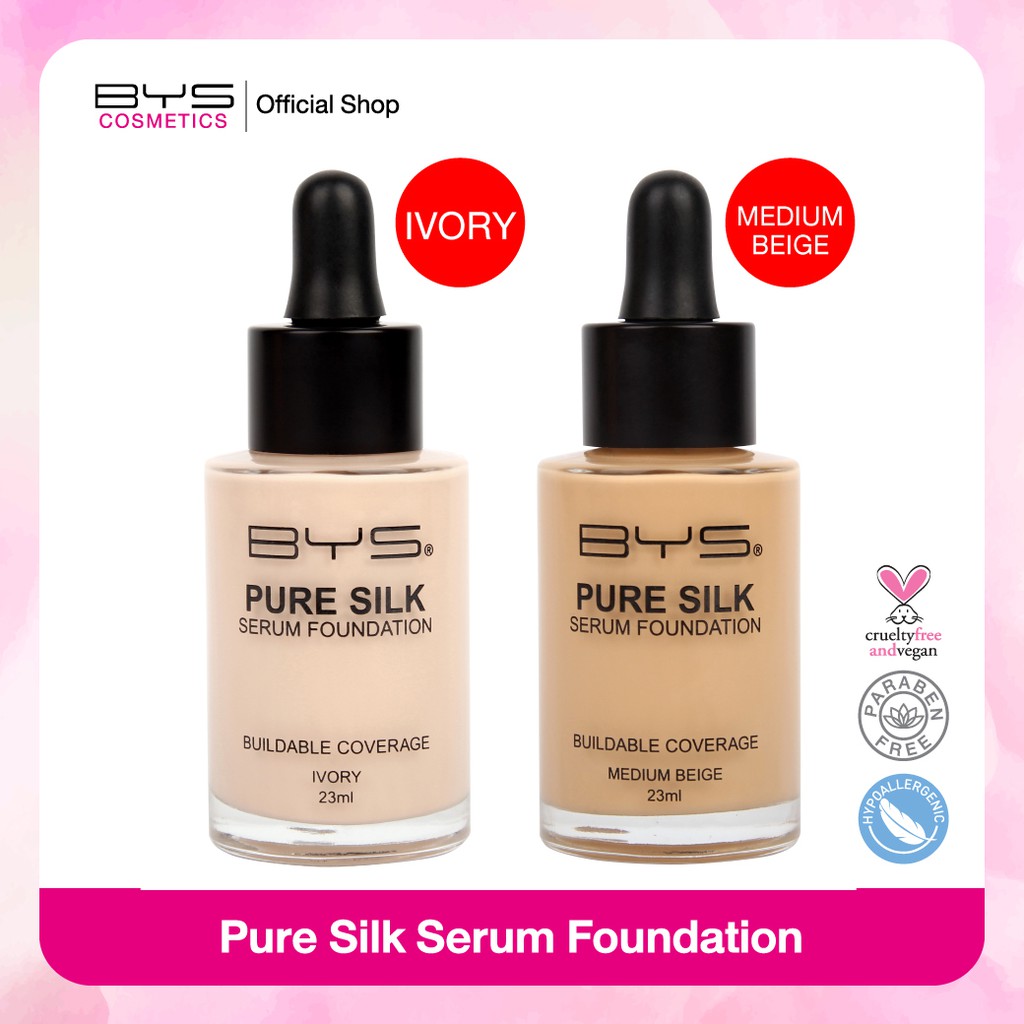 bys pure silk serum foundation