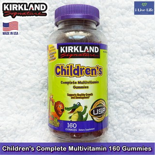 วิตามินและแร่ธาตุรวม 11 ชนิด Childrens Complete Multivitamin 160 Gummies - Kirkland