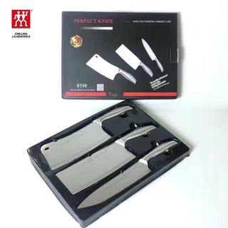 Zwilling Kitchen Knives Stainless Steel 304 Set Full Kitchen Knife 3-Piece Set