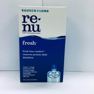 Renu น้ำยาล้างคอนแทคเลนส์ re nu รีนืว ขนาด 120  ml re-nu [กลาง]