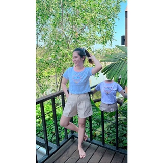 เสื้อครอปสีขาวแขนสั้นสไตล์เกาหลี⚛️oversizeT-shirts⚛️เสื้อเอวลอยแฟชั่นผู้หญิง⚛️เสื้อผ้าวัยรุ่นน่ารัก