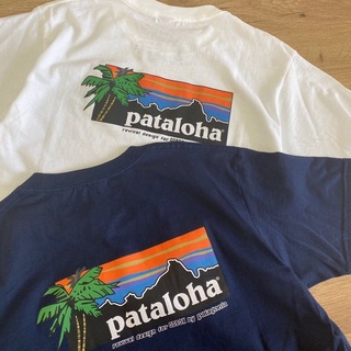 เสื้อยืด ผ้าฝ้าย พิมพ์ลายตัวอักษร Patagonia PATA แบบเรียบง่าย สําหรับผู้ชาย และผู้หญิงS-5XL