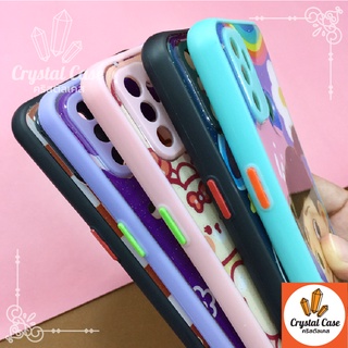 เคสขอบนิ่ม  ViVo V9 Y20 Y21 2021 C12 C17 TPU พิมพ์ลายกันรอยกล้อง เคลือบเจลกากเพชร เคสมือถือแฟชั่น