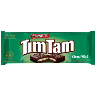 ราคาพิเศษ!! Arnotts  Tim Tam Chocolate  Mint Biscuits บิสกิต เคลือบ ช็อคโกแลต สอดไส้ครีม รสมิ้นท์ 160 กรัม คุณภาพระดับพร