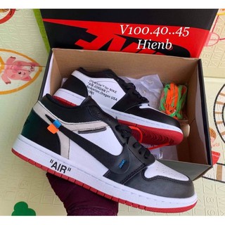🔥รองเท้า​ผ้าใบ​Nike.air.jordan 1 Iow offwhite🎉Size​:37-45 รองเท้า​ผ้าใบ​ผู้ชาย​ผู้หญิง​ รองเท้า​แฟชั่น​ รองเท้า​ลำลอง​