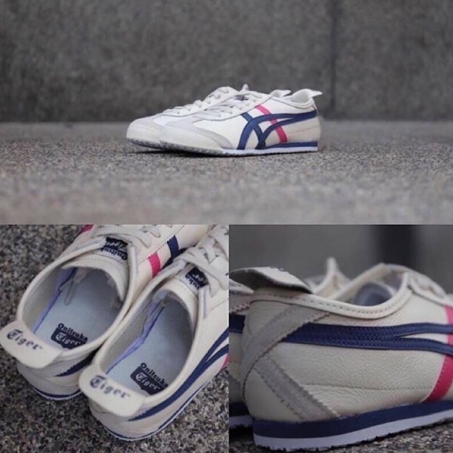 onitsuka tiger cream blue