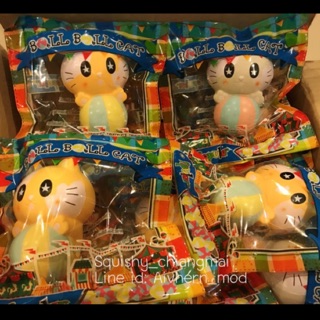 สกุชชี่แมวบอล Ball Ball Cat HK สุ่มสี