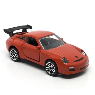 Majorette Porsche 911 GT3 - Red Color - Black Spoiler /Wheels D5S /scale 1/59 (3 inches) no Package