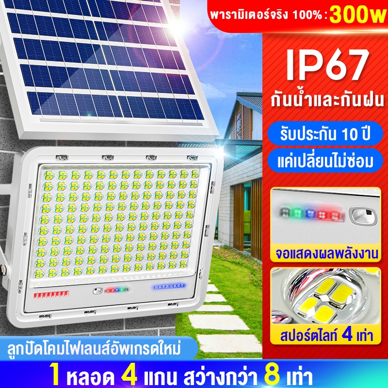 【พร้อมส่ง】ไฟโซล่าเซล โซลาร์เซลล์ 90W~600W Solar Light ไฟพลังงานแสงอาทิตย์ ไฟแสงอาทิตย์ ไฟถนนโซล่าเซลล์ ไฟ LED
