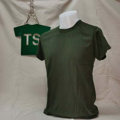 เสือยืดคอกลม ซับในทหาร ตำรวจ ยี่ห้อTK สีขาว กรม เขียว ดำ น้ำตาล SIZE M และ L