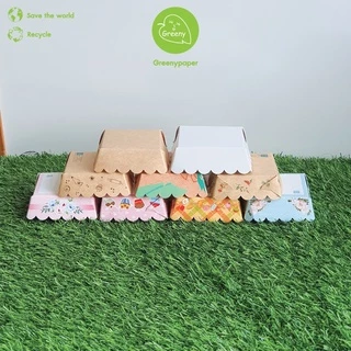 ซื้อ5ลด5% Greeny ถาดกระดาษ ทางร้านสุ่มลายให้ค่ะ ลูกค้าไม่สามารถเลือกลายได้นะคะ (สุ่มลาย/สุ่มขอบโค้งและขอบเรียบ)