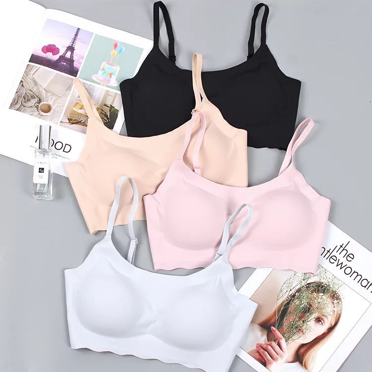 SB-916 บราไร้ขอบ สวมสบาย สปอร์ตบราไร้ขอบ มีฟองน้ำเป็นทรง