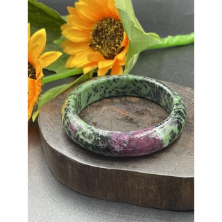 Ruby in zoisite bangle standard women size.