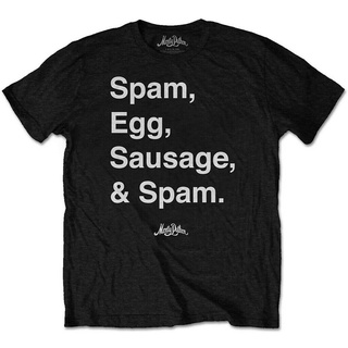 เสื้อยืด พิมพ์ลาย Monty Python Spam สีดําS-5XL