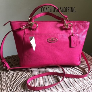 COACH 35030 MINI ELLIS TOTE IN PEBBLE LEATHER