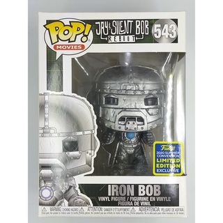 SDCC 2020 Funko Pop Jay And Silent Bob Reboot - Iron Bob : 543 (กล่องมีตำหนินิดหน่อย)