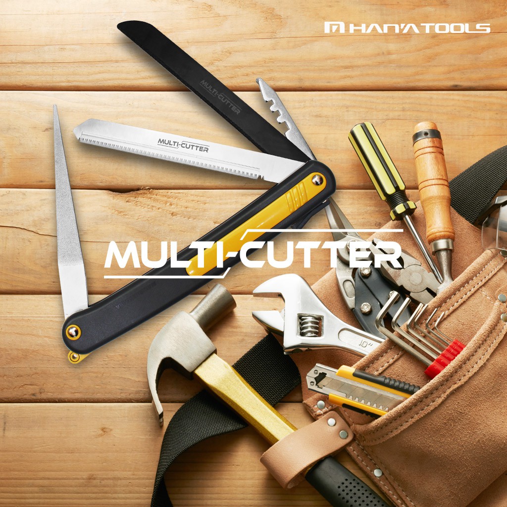 Multi Cutter that is foldable and has special blades are hacksaw ...