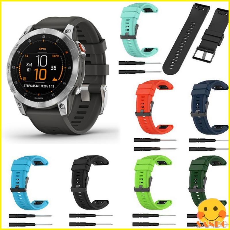 🔥🔥สาย Garmin Epix (Gen 2) สายนาฬิกาข้อมือ ซิลิโคนนิ่ม แบบเปลี่ยน Garmin epix Gen2  สําหรับสมาร์ทวอทช์